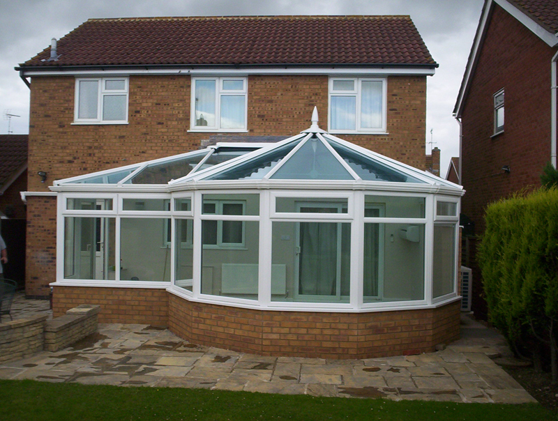 P SHAPED CONSERVATORY 5